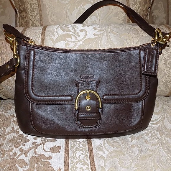 Coach Handbags - Coach F24687 Campbell Leather Convertible Hobo